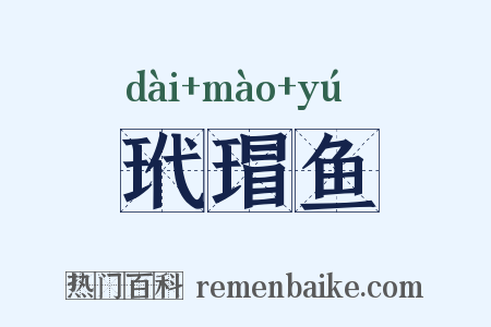 玳瑁鱼是什么意思的图片